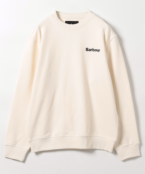 Barbour（バブアー）の「Barbour/バブアー 別注 ALLENBY CREWNECK SWEATSHIRT（スウェット・メンズ・ホワイト/グレー/ブラック・X-LARGE/LARGE/MEDIUM）」の2枚目の写真