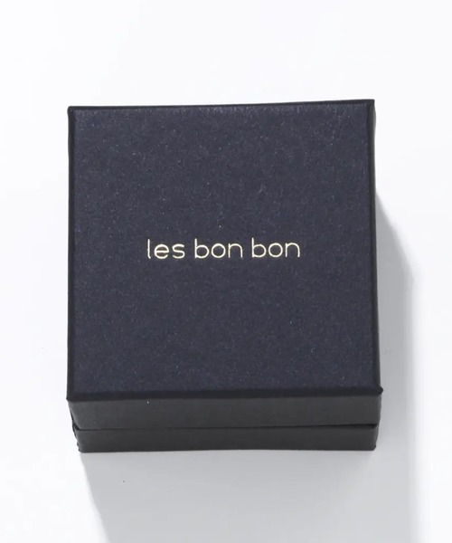 les bonbon（ルボンボン）の「【les bon bon】embrace pink sapphire pierce pair/エンブレイス ピンクサファイア ピアス BOB800（ピアス（両耳用）・レディース・ゴールド・FREE）」の7枚目の写真