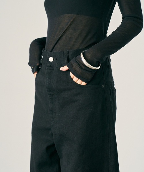 Chaos(カオス)の「Chaos(カオス)/ ◆WHY NOT NOW◆イーストデニム 【セットアップ可】(デニムパンツ・レディース・ブラック・34/36/38)」の9枚目の写真