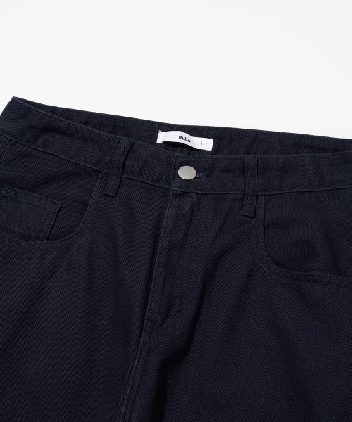 Millo Archive(ミロ アーカイブ)の「リフレクトカーブドパンツ【ネイビー】(デニムパンツ・メンズ・その他・SMALL/MEDIUM/LARGE/X-LARGE)」の4枚目の写真