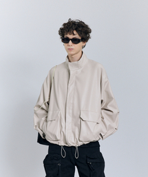 STANDARDERROR（スタンダードエラー）の「87-STAN016 フィールドポケットレザージャケット アイボリー（ライダースジャケット）」