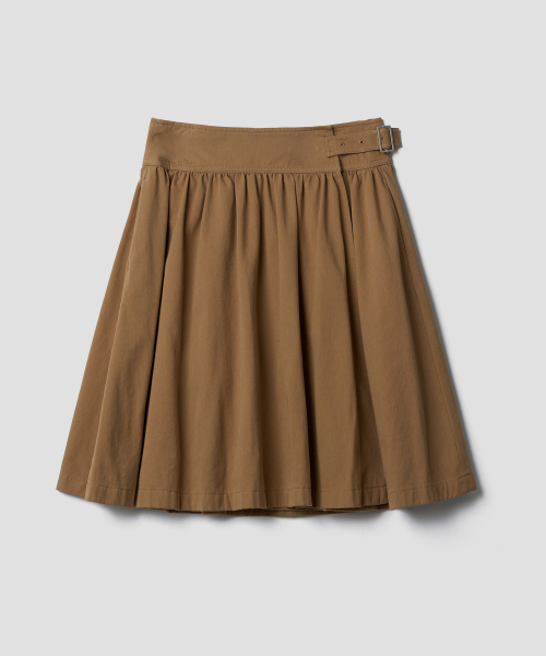 TTUDEMENT(トュードメント)の「A-LINE FLARED WRAP SKIRT_BEIGE(スカート・レディース・その他・SMALL/MEDIUM)」の5枚目の写真