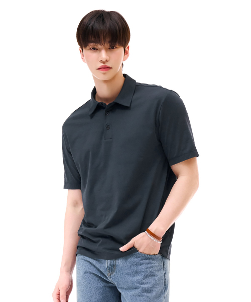 CHASECULT（チェイスカルト）の「男性クールカラー半袖Tシャツ-グリーン（ポロシャツ・メンズ・ブルー・95/105/100/110）」の3枚目の写真