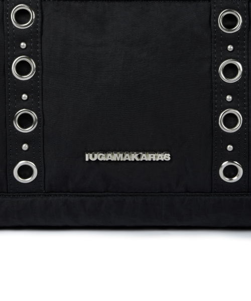 IUGAMAKARAS（イウガマカラス）の「Nylon Eyelet Duffle Bag (Black)（ボストンバッグ・レディース・その他・FREE）」の11枚目の写真