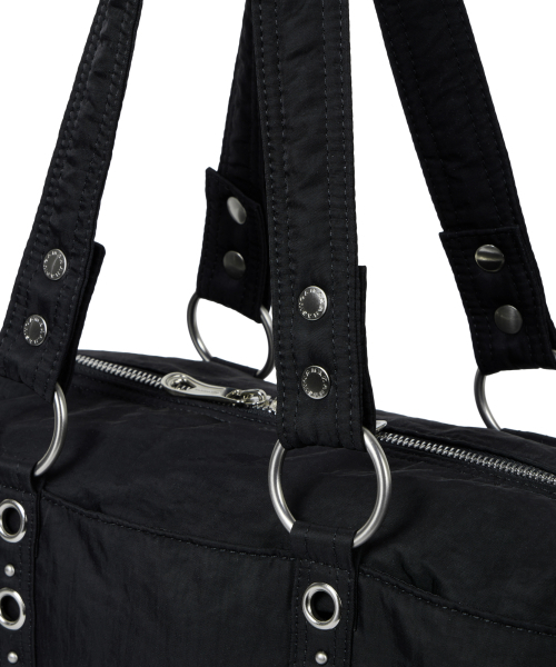IUGAMAKARAS（イウガマカラス）の「Nylon Eyelet Duffle Bag (Black)（ボストンバッグ・レディース・その他・FREE）」の12枚目の写真