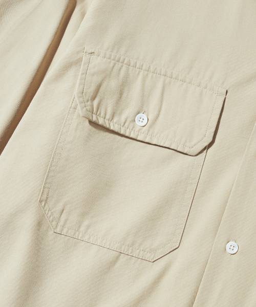 OUTSTANDING(アウトスタンディング)の「CHAIN STITCH OPEN COLLAR SHIRT_L.BEIGE(シャツ/ブラウス・メンズ・その他・SMALL/MEDIUM/LARGE)」の4枚目の写真
