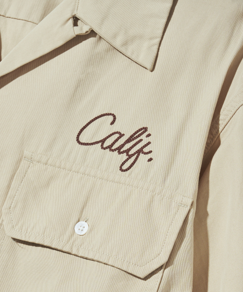 OUTSTANDING(アウトスタンディング)の「CHAIN STITCH OPEN COLLAR SHIRT_L.BEIGE(シャツ/ブラウス・メンズ・その他・SMALL/MEDIUM/LARGE)」の5枚目の写真
