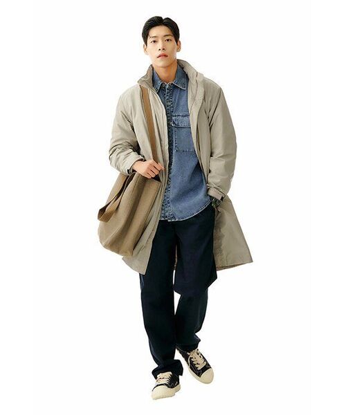MUSINSA STANDARD（ムシンサスタンダード）の「ワンタックレギュラーフィットCcinoパンツ[ネイビー]（その他パンツ・メンズ・その他・40/38/42/26/27/28/29/36/34/32/30/31/33）」の10枚目の写真