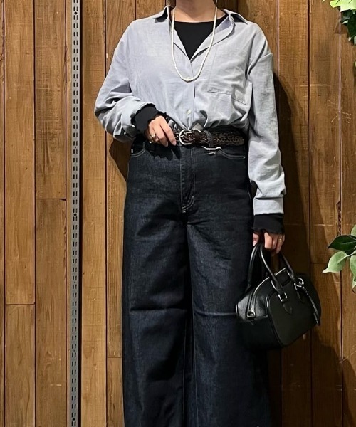 Right-on（ライトオン）の「メッシュベルト 30mm 再生革 柔軟性 環境配慮（ベルト・レディース・ブラウン/ダークブラウン/ブラック・ONE SIZE）」の6枚目の写真