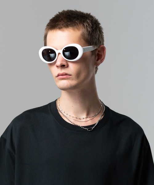 glamb(グラム)の「Triple Layer Necklace / トリプルレイヤーネックレス(ネックレス・メンズ・ブラック/シルバー・FREE)」の5枚目の写真