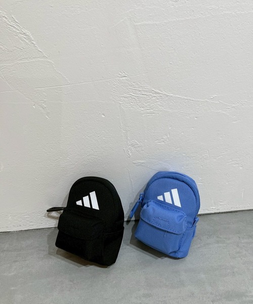 WHIMSIC（ウィムジック）の「【adidas】PACKABLE ECO BAG（ハンドバッグ・メンズ・ブラック/ブルー・ONE SIZE）」の3枚目の写真