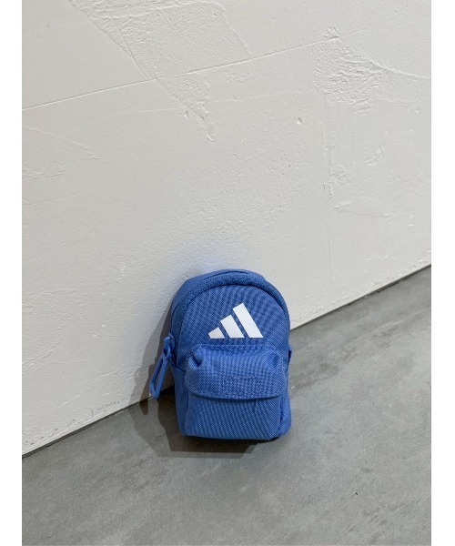 WHIMSIC（ウィムジック）の「【adidas】PACKABLE ECO BAG（ハンドバッグ・メンズ・ブラック/ブルー・ONE SIZE）」の7枚目の写真