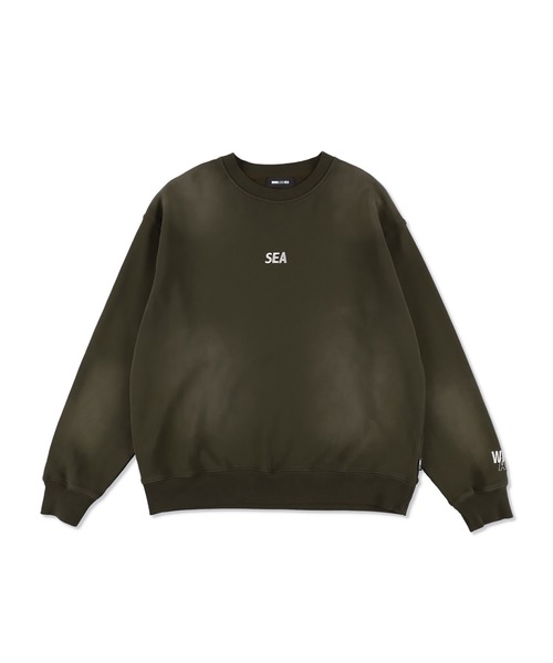 SULFUR DYEING LOGO CREWNECK SWEATSHIRT（スウェット）｜WIND AND SEA