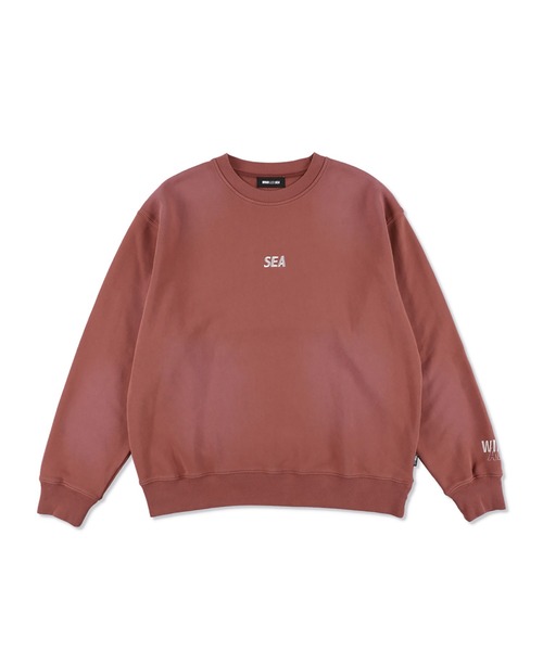 SULFUR DYEING LOGO CREWNECK SWEATSHIRT（スウェット）｜WIND AND SEA