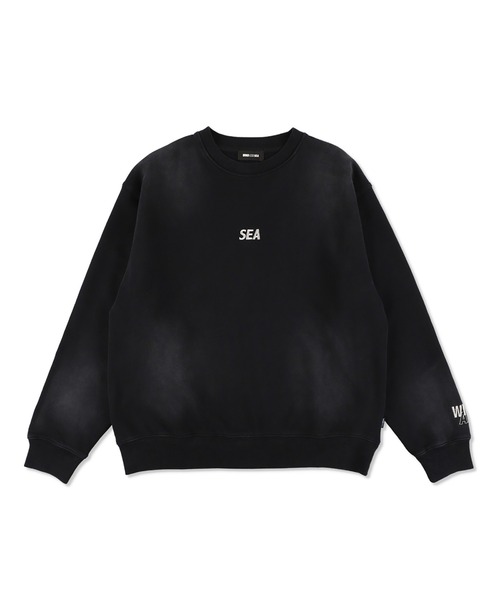 SULFUR DYEING LOGO CREWNECK SWEATSHIRT（スウェット）｜WIND AND SEA