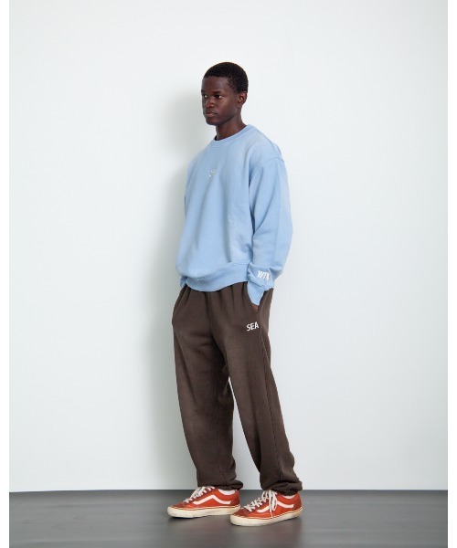 WIND AND SEA（ウィンダンシー）の「SULFUR DYEING LOGO CREWNECK SWEATSHIRT（スウェット・メンズ・パープル/ブラウン/サックスブルー系/レッド/ブラック・S/M/L/XL）」の19枚目の写真