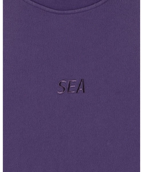 WIND AND SEA（ウィンダンシー）の「SULFUR DYEING LOGO CREWNECK SWEATSHIRT（スウェット・メンズ・パープル/ブラウン/サックスブルー系/レッド/ブラック・S/M/L/XL）」の12枚目の写真