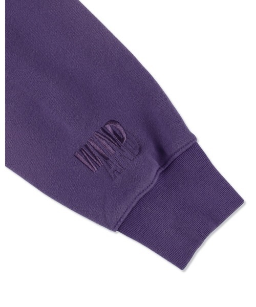 WIND AND SEA（ウィンダンシー）の「SULFUR DYEING LOGO CREWNECK SWEATSHIRT（スウェット・メンズ・パープル/ブラウン/サックスブルー系/レッド/ブラック・S/M/L/XL）」の13枚目の写真