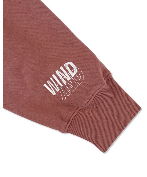 WIND AND SEA（ウィンダンシー）の「SULFUR DYEING LOGO CREWNECK SWEATSHIRT（スウェット・メンズ・パープル/ブラウン/サックスブルー系/レッド/ブラック・S/M/L/XL）」の17枚目の写真