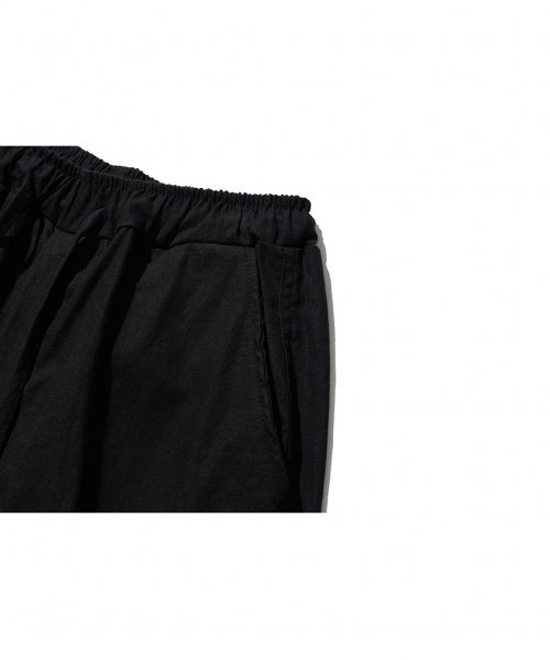 MOAA(モア)の「ソソ リネン ハーフパンツ (ブラック)(その他パンツ・メンズ・その他・LARGE/MEDIUM)」の5枚目の写真