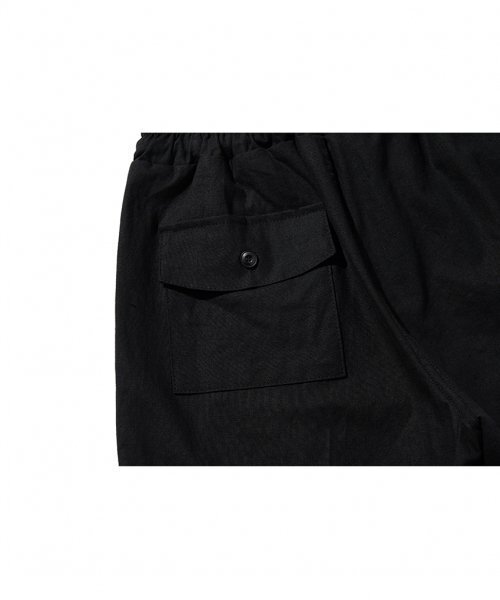 MOAA(モア)の「ソソ リネン ハーフパンツ (ブラック)(その他パンツ・メンズ・その他・LARGE/MEDIUM)」の7枚目の写真