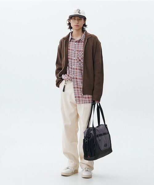 NODU（ノードユー）の「シングルカーペンターコットンパンツ[クリーム]（その他パンツ・メンズ・その他・LARGE/MEDIUM/SMALL）」の2枚目の写真