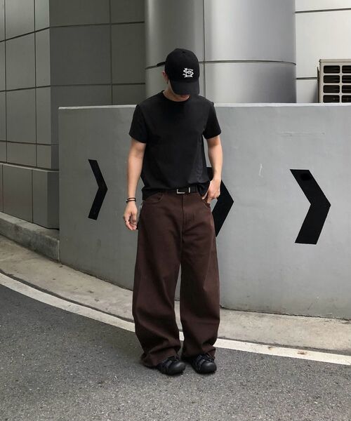SIGNATURE（シグネチャ）の「ツイストカーブドコットンパンツ[ブラウン]（その他パンツ・レディース・その他・SMALL/MEDIUM/LARGE/X-LARGE）」の17枚目の写真