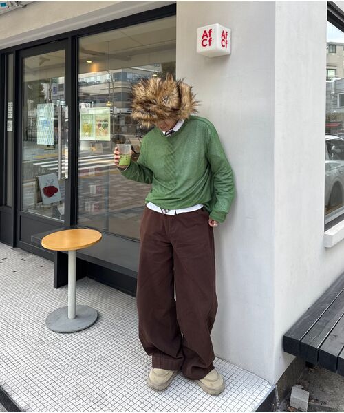 SIGNATURE（シグネチャ）の「ツイストカーブドコットンパンツ[ブラウン]（その他パンツ・レディース・その他・SMALL/MEDIUM/LARGE/X-LARGE）」の16枚目の写真