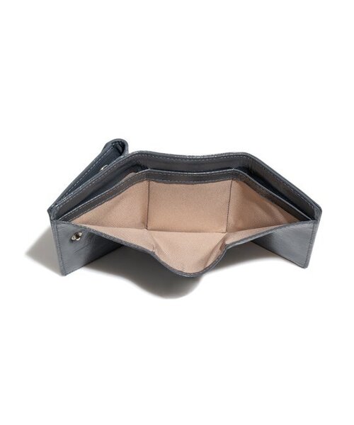FENNEC(フェネック)の「CRINKLE TRIANGLE TRIPLE WALLET - DARK GREY(札入れ/マネークリップ・レディース・その他・FREE)」の5枚目の写真