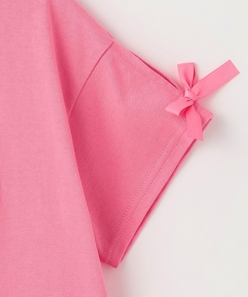 mezzo piano（メゾピアノ）の「【しなこちゃん】なりきり半袖Tシャツ（Tシャツ/カットソー・キッズ・ピンク/オフホワイト/パープル・120cm/130cm/140cm/110cm）」の8枚目の写真