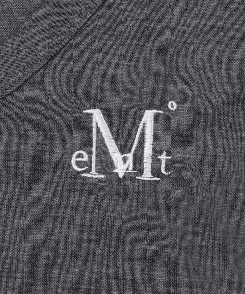 MUCENT(ムセント)の「ヤティサイドシャーリングVネック半袖ティー(4色)(Tシャツ/カットソー・レディース・チャコール/ホワイト/グレー/ブラック・FREE)」の8枚目の写真