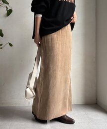 DouDou | サテンストレートスカート(スカート)