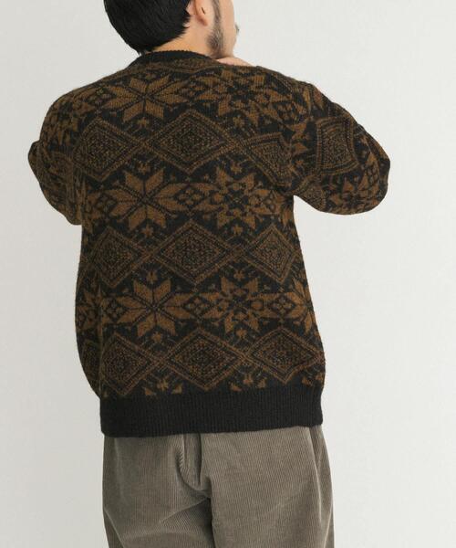 EKAL（エカル）の「ノルディックニットプルオーバー（ニット/セーター・メンズ・ブラウン/レッド・MEDIUM/LARGE）」の22枚目の写真