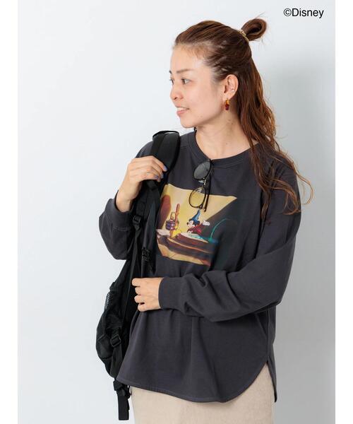 Lugnoncure（ルノンキュール）の「【Disney】FANTASIA/ラグランTシャツ2（Tシャツ/カットソー・レディース・チャコールグレー/ブラック/オフホワイト・F）」の13枚目の写真