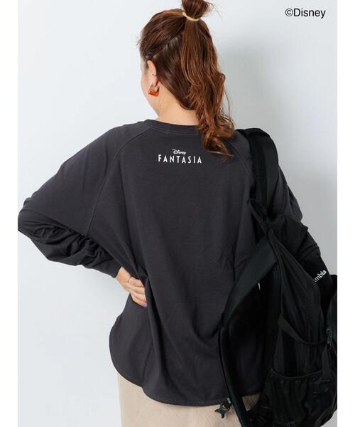 Lugnoncure（ルノンキュール）の「【Disney】FANTASIA/ラグランTシャツ2（Tシャツ/カットソー・レディース・チャコールグレー/ブラック/オフホワイト・F）」の14枚目の写真