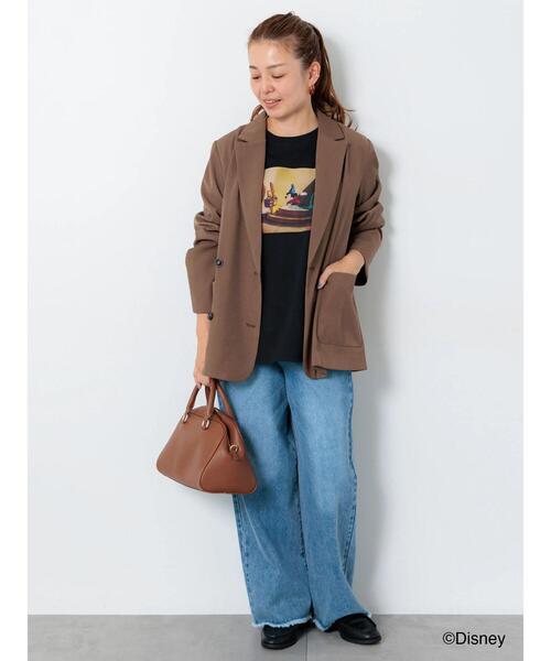 Lugnoncure（ルノンキュール）の「【Disney】FANTASIA/ラグランTシャツ2（Tシャツ/カットソー・レディース・チャコールグレー/ブラック/オフホワイト・F）」の16枚目の写真