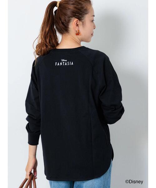 Lugnoncure（ルノンキュール）の「【Disney】FANTASIA/ラグランTシャツ2（Tシャツ/カットソー・レディース・チャコールグレー/ブラック/オフホワイト・F）」の18枚目の写真