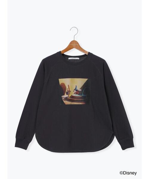 Lugnoncure（ルノンキュール）の「【Disney】FANTASIA/ラグランTシャツ2（Tシャツ/カットソー・レディース・チャコールグレー/ブラック/オフホワイト・F）」の21枚目の写真