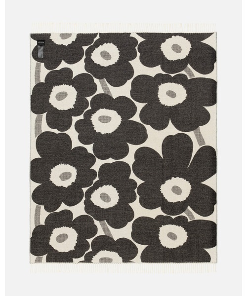 marimekko（マリメッコ）の「【Gift / ノベルティ付】Unikko / Blanket 130ｘ180cm（ブランケット・レディース・グレー・FREE）」の6枚目の写真