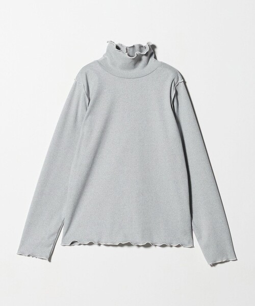 A DAY IN THE LIFE UNITED ARROWS(アデイインザライフユナイテッドアローズ)の「ブラッシュフライス メロー ハイネックプルオーバー <A DAY IN THE LIFE>(Tシャツ/カットソー・レディース・オフホワイト/ライトグレー/ダークグレー/その他1・FREE)」の3枚目の写真