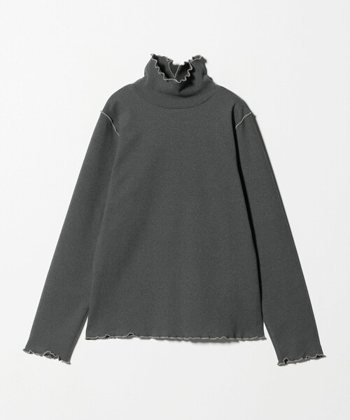 A DAY IN THE LIFE UNITED ARROWS(アデイインザライフユナイテッドアローズ)の「ブラッシュフライス メロー ハイネックプルオーバー <A DAY IN THE LIFE>(Tシャツ/カットソー・レディース・オフホワイト/ライトグレー/ダークグレー/その他1・FREE)」の4枚目の写真