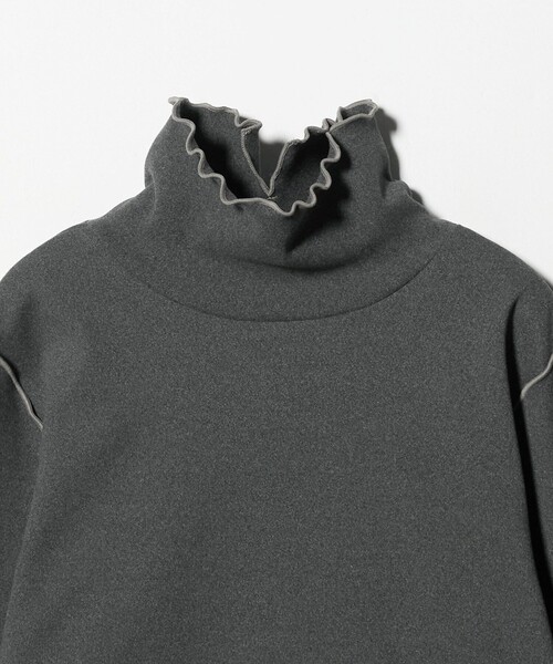A DAY IN THE LIFE UNITED ARROWS(アデイインザライフユナイテッドアローズ)の「ブラッシュフライス メロー ハイネックプルオーバー <A DAY IN THE LIFE>(Tシャツ/カットソー・レディース・オフホワイト/ライトグレー/ダークグレー/その他1・FREE)」の6枚目の写真
