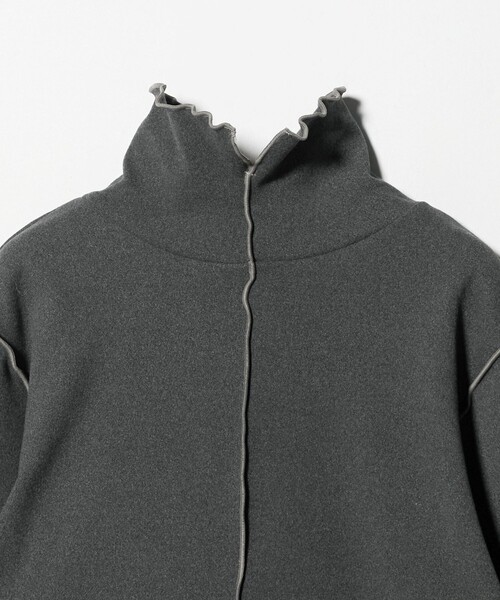 A DAY IN THE LIFE UNITED ARROWS(アデイインザライフユナイテッドアローズ)の「ブラッシュフライス メロー ハイネックプルオーバー <A DAY IN THE LIFE>(Tシャツ/カットソー・レディース・オフホワイト/ライトグレー/ダークグレー/その他1・FREE)」の7枚目の写真