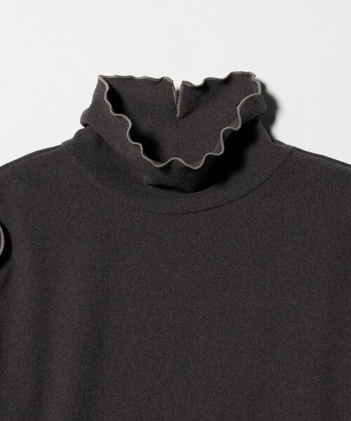 A DAY IN THE LIFE UNITED ARROWS(アデイインザライフユナイテッドアローズ)の「ブラッシュフライス メロー ハイネックプルオーバー <A DAY IN THE LIFE>(Tシャツ/カットソー・レディース・オフホワイト/ライトグレー/ダークグレー/その他1・FREE)」の18枚目の写真