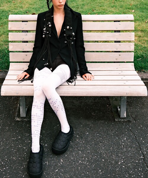 SUBU/スブ】SUBU VAMP Platform Circle BLACK/スブ ヴァンプ