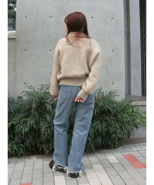 Ungrid（アングリッド）の「スパンコールポロニットカーディガン（カーディガン/ボレロ・レディース・チャコールグレー/オレンジ/ベージュ・FREE）」の20枚目の写真