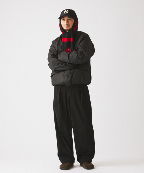 TAION / タイオン 別注 リバーシブル ショートモッズ ダウンブルゾン