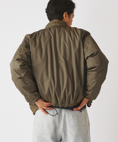 TAION / タイオン 別注 リバーシブル ショートモッズ ダウンブルゾン