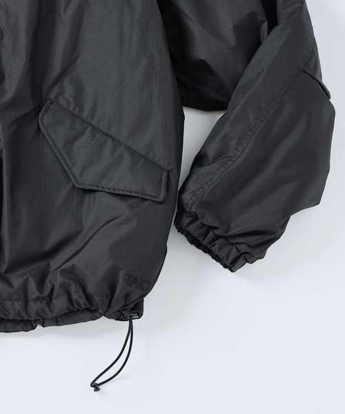 TAION / タイオン 別注 リバーシブル ショートモッズ ダウンブルゾン