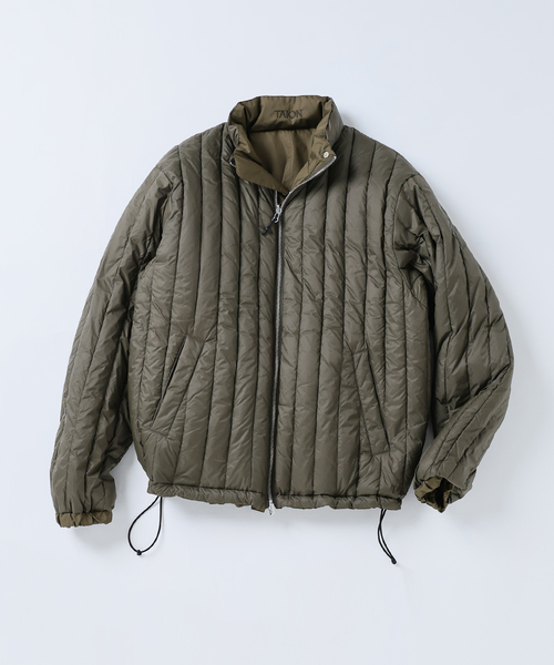 TAION タイオン 別注 リバーシブル ショートモッズ ダウンブルゾン Ｌ TAION / タイオン 別注 リバーシブル ショートモッズ ダウンブルゾン